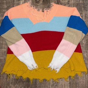 colorful long sleeve shirt